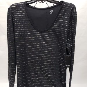 A.n.a. long sleeve novelty foil .